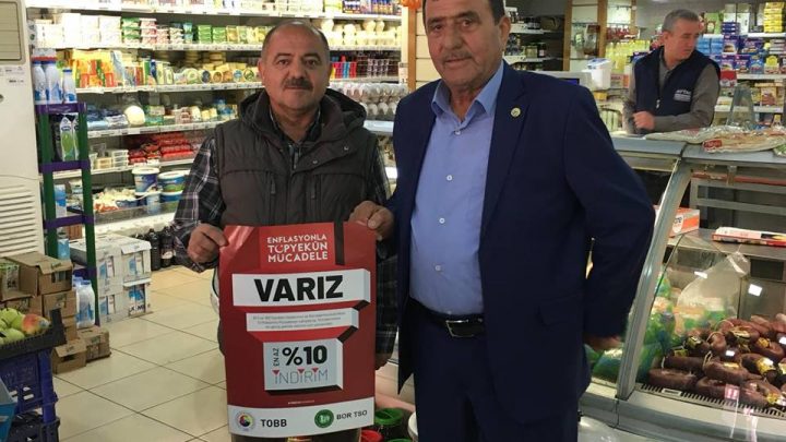 ENFLASYONLA MÜCADELEYE BOR TİCARET VE SANAYİ ODASI ÜYELERİ İLE BİRLİKTE VARIZ DİYOR